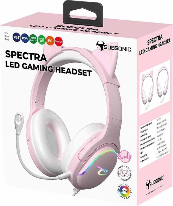 Produktbild Subsonic Headset All Platforms Led MULTI (Kabelgebunden)