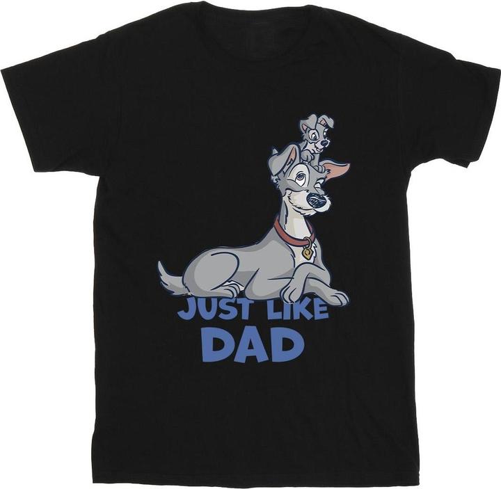 Produktbild Disney Lady And The Tramp Just Like Dad TShirt (4XL)