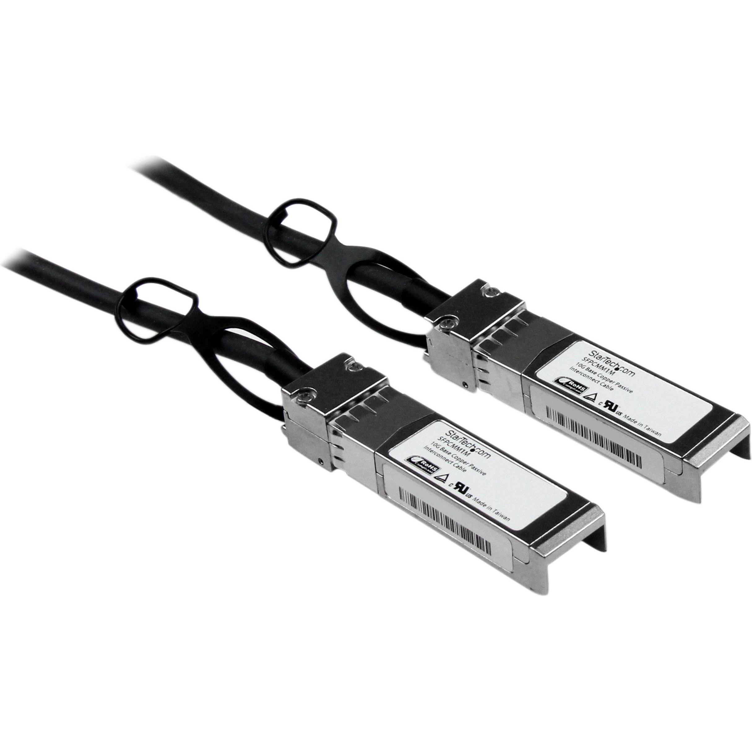 StarTech 5M SFP+ 10GBE TWINAX CABLE, Transceiver, Schwarz