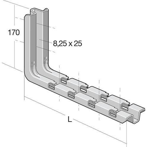 Thumbnail - Legrand Konsole 150mm CSN 150 GS CM556110 (Kabeltrommel), Kabel Zubehör
