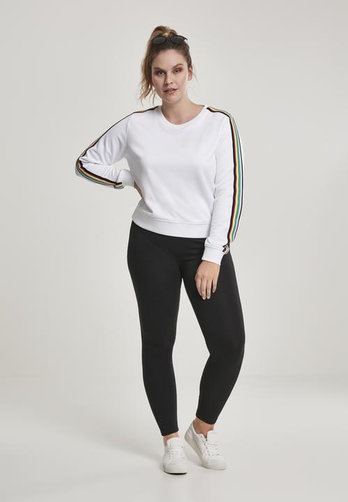Produktbild Urban Classics Ladies Multicolor Taped Sleeve Crewneck (3XL)