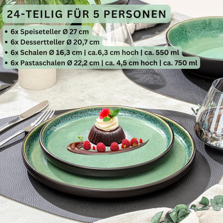 Produktbild Sänger Geschirr Tafelservice Greenwich (24 Stück)