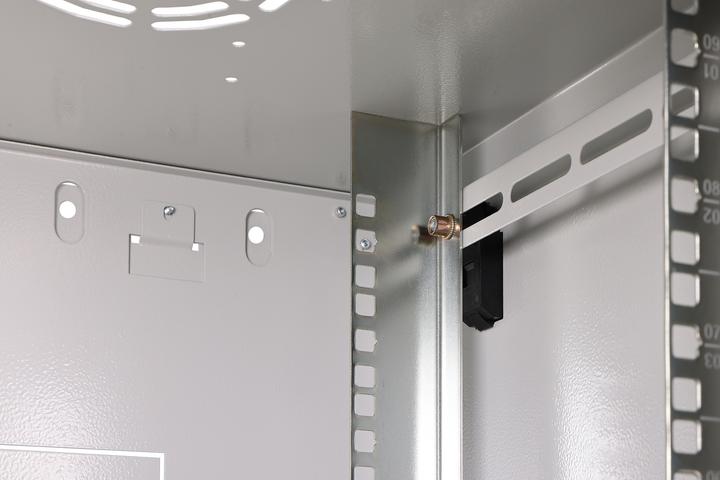 Produktbild Digitus 48,3cm 19Zoll Wandschrank 9HE SoHoline RAL7035 grau ohne Boden 505mmx600mmx450mm (9 HE, 19 Zoll Rack)