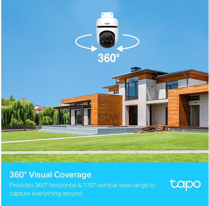 Image du produit TP-Link Tapo C500 FHD Caméra d'extérieur 360° MicroSD (1920 x 1080 Pixels)