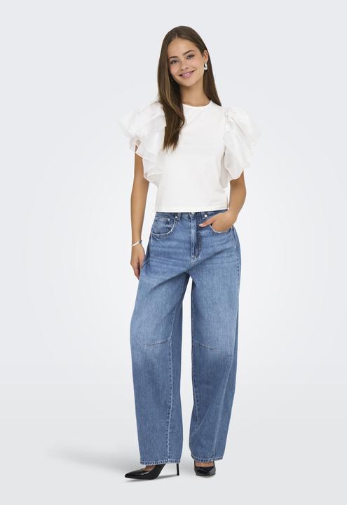 Immagine prodotto Only ONLHORSESHOE Mittlere Taille Barrel Fit Jeans Jeans mit weitem Bein (W29/L30)