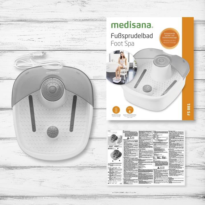 Actual product image Medisana Fusssprudelbad FS881