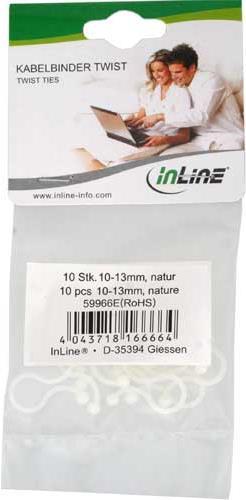 Actual product image InLine Cable tie twist (Plastic cable ties, 13 mm, 10 pcs.)