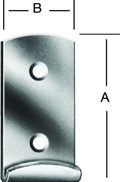 Produktbild Vormann Schliesshaken verzinkt 82 x 25 mm (25 Stk.)