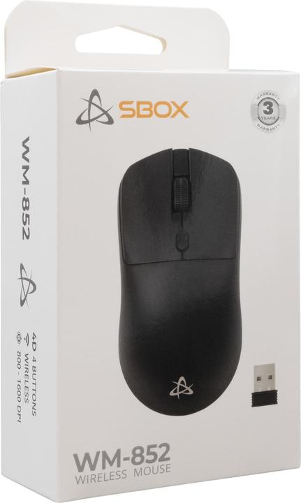 Image du produit Sbox WM-852 Noir sans fil (Sans fil)