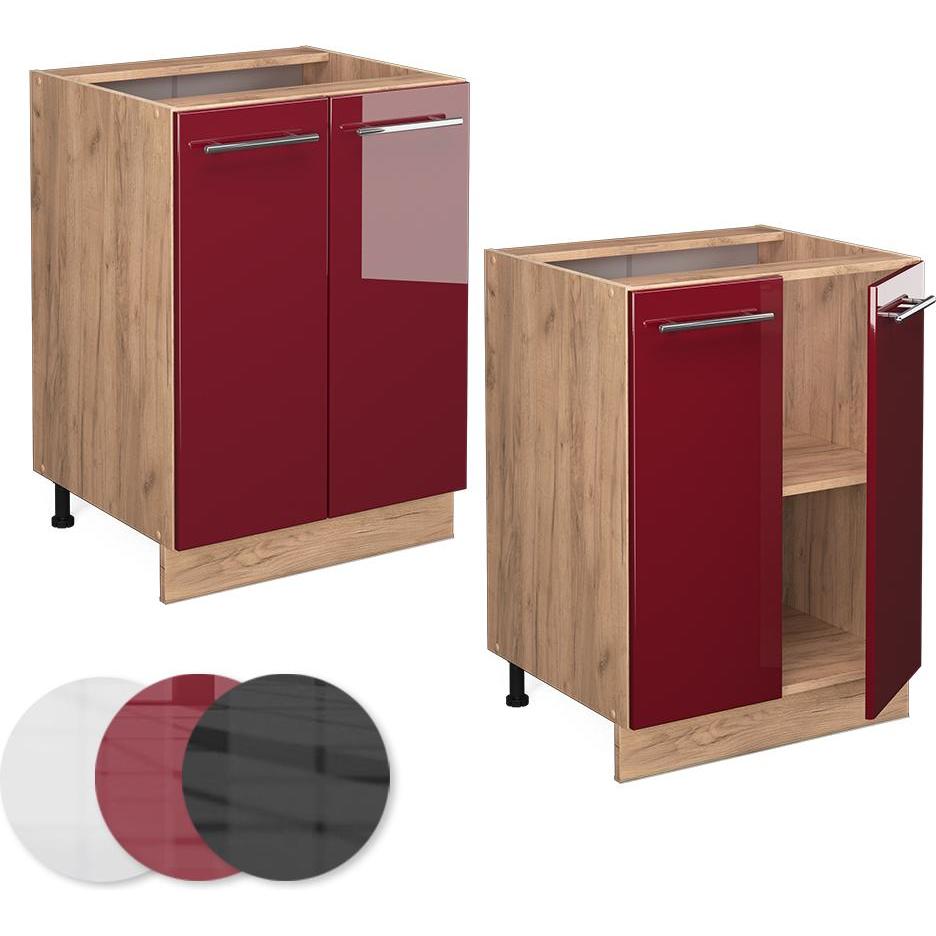 Vicco, Regal, Küchenunterschrank Fame-Line (60 x 51.5 x 81.5 cm)