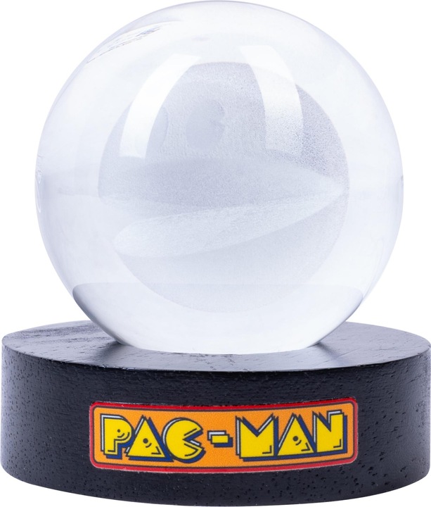Image du produit Fizz Creations Lumière de boule de cristal PAC-Man. Lampe de bureau de jeu rétro. Alimentée par USB. Arcade Gamin