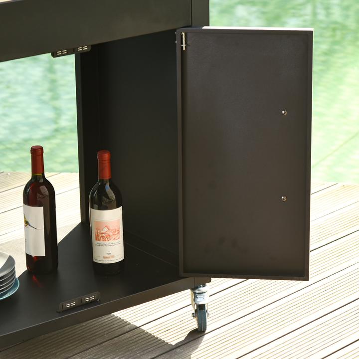 Actual product image Homcom Kitchen cabinet on castors