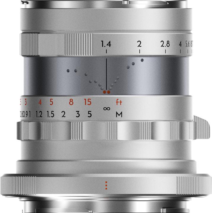 Actual product image Thypoch Full-frame Photography Lens Simera 35mm f1.4 for Nikon Z Mount - Silver (Nikon Z, full size)