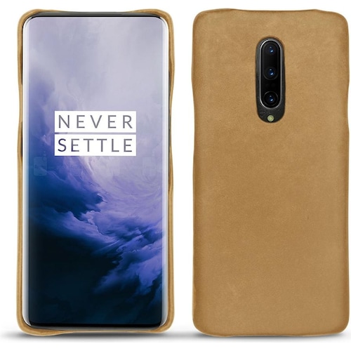 Noreve Lederschutzhülle (OnePlus 7 Pro), Smartphone Hülle, Braun