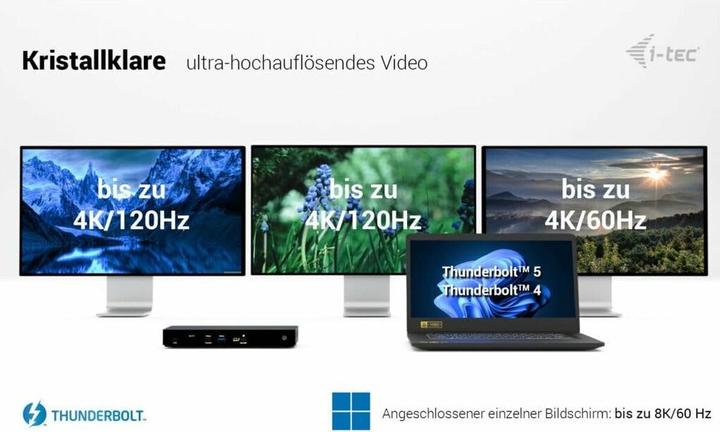 Image du produit i-tec Thunderbolt4 3x écran