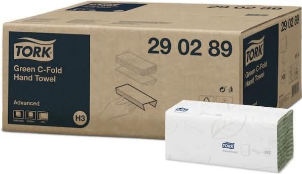 Tork Papierhandtuch Advanced 25 x 41 cm (B x L) Tissue grün 20 x 96 Bl./Pack. (20 x)