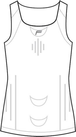 Immagine prodotto Fuse F Lite Body Megalight 140 Tanktop Donna, Bianco, M (M)