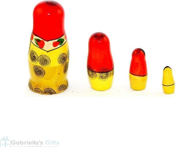 Image du produit NoName Traditionelles Babuschka Set 4 Stück 8.9 cm