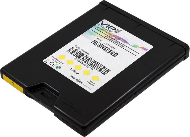 Actual product image Brady VP750 Ink Cartridge Yellow box