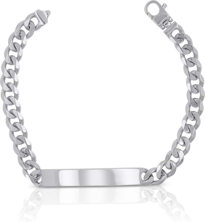 Immagine prodotto Muau Bracciale con badge (21 cm, Argento 925)
