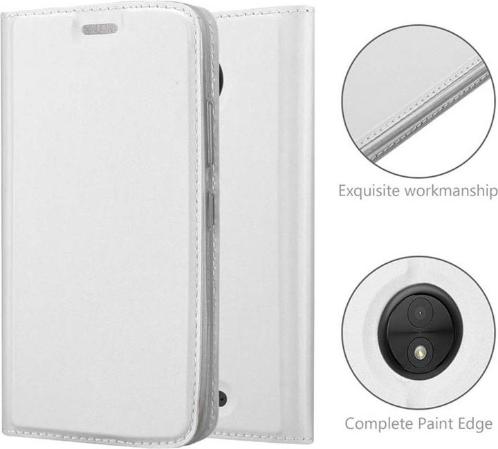 Actual product image Cadorabo Book Classy Style Cover (Motorola Moto C)