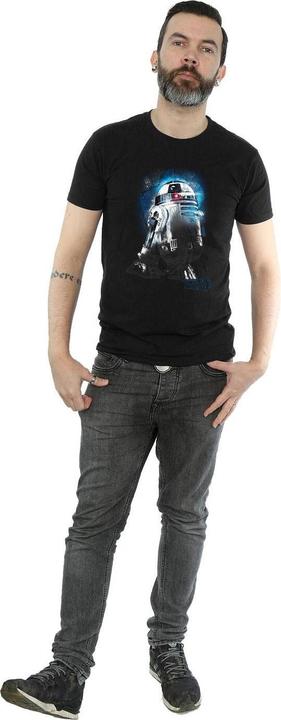 Actual product image Star Wars Mens R2-D2 Brushed Cotton T-Shirt (M)