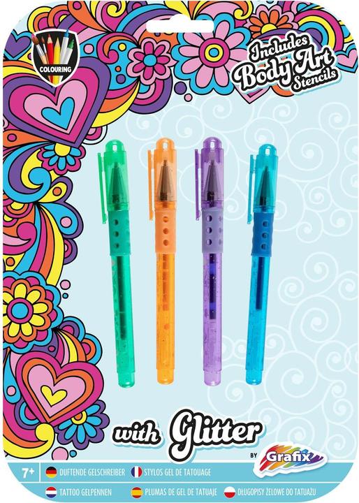 Actual product image Grafix Tattoo Gel Pens, 4 pieces
