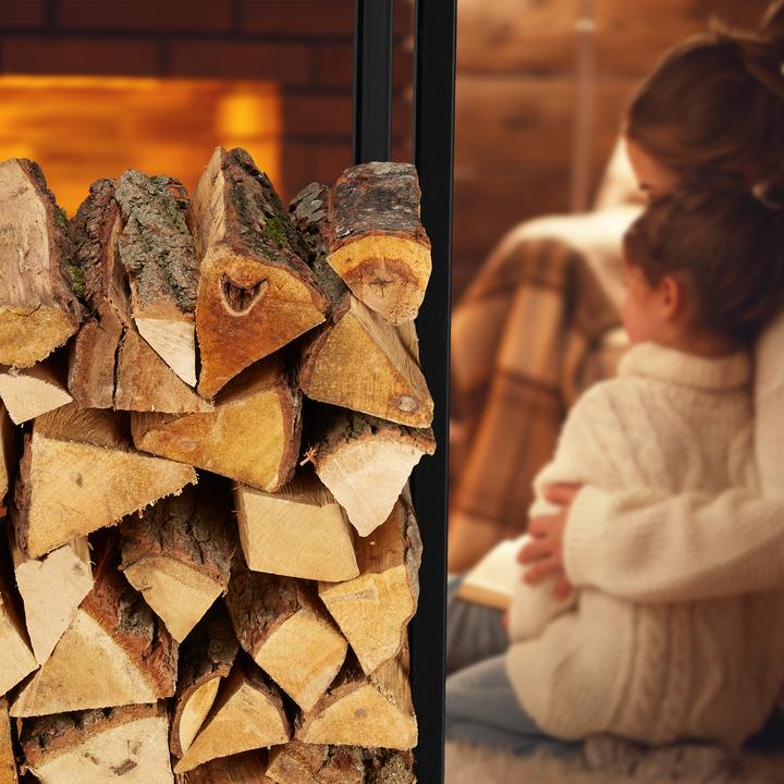 Immagine prodotto Relaxdays Scaffale portalegna (123 x 19,5 x 91 cm)