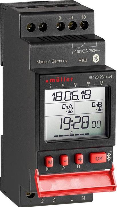 Produktbild müller Hutschienen-Zeitschaltuhr digi