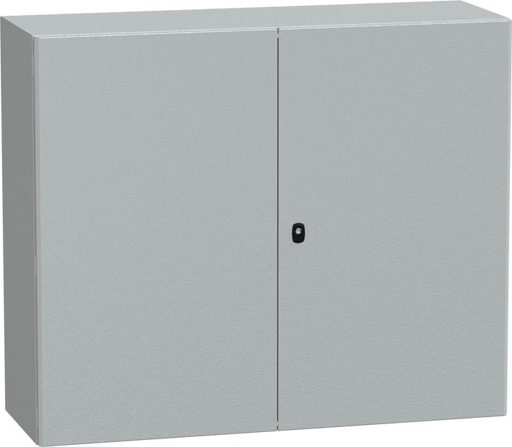 Actual product image Schneider Electric Spacial S3D 2 full door with mounting plate NSYS3D101240DP