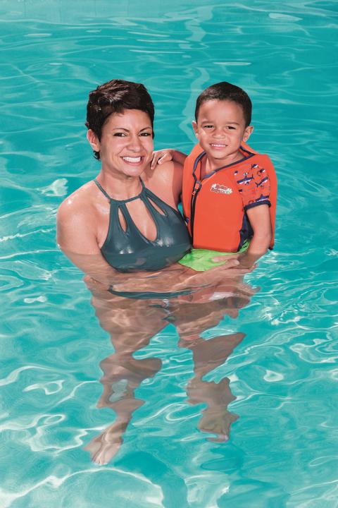 Produktbild Bestway swimming vests with sleeves, 18-30kg, 3-6 years, assorted, 32147 (bis 30 kg)
