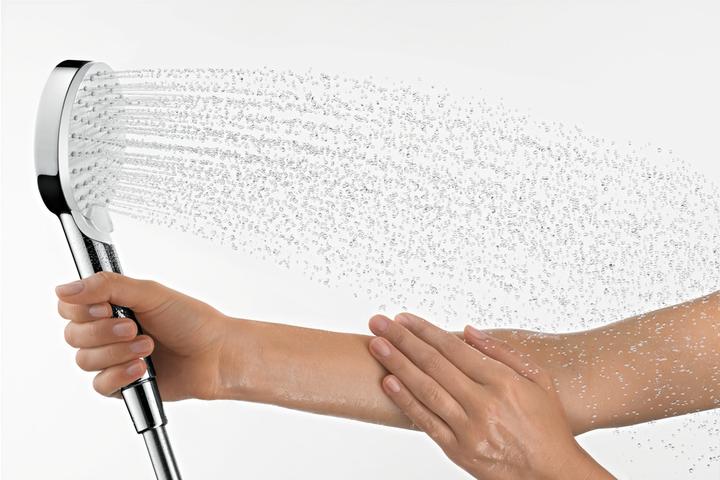 Produktbild hansgrohe HG Handbrause CROMETTA VARIO DN 15 EcoSm Version 9 l/min weiss/chrom (2 Strahlarten, 14 l/min)