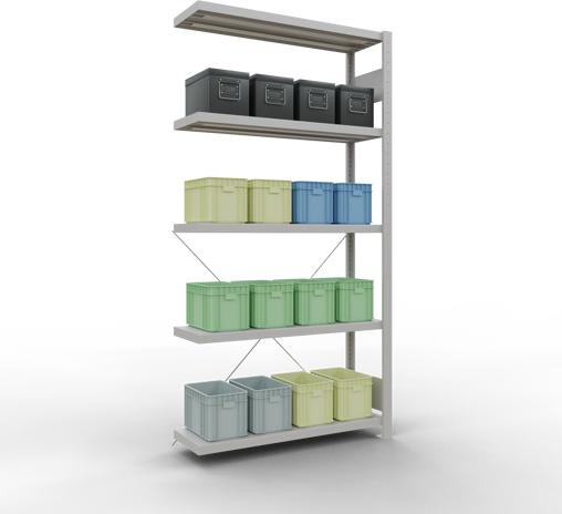 Image du produit Schulte Lagertechnik Système enfichable Élément suivant MULTIplus330 avec croisillon