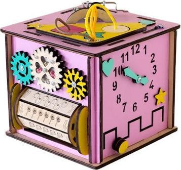 Immagine prodotto Activity Board Cubo da viaggio in legno, Cubo da viaggio, Cubo da viaggio per 1 anno, Giocattolo ecologico