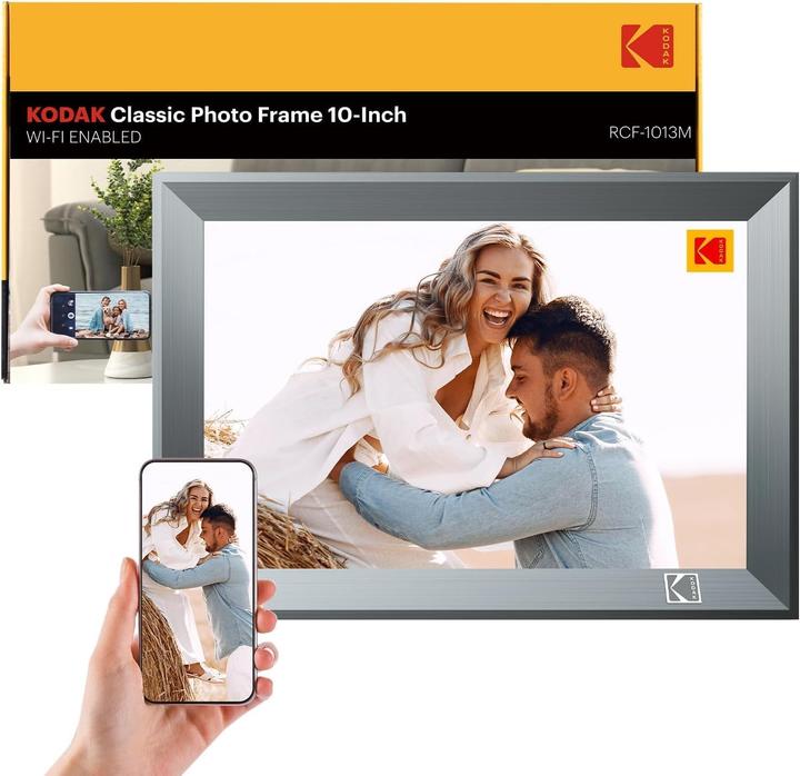 Actual product image Kodak Digital Photo Frame with WiFi, 32GB Memory, HD IPS Touchscreen, App Sharing (10.10", 1280 x 800 pixels)