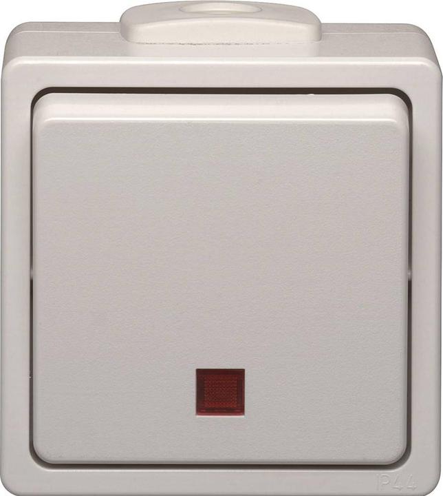 Immagine prodotto N&L Elektrotechnik N & L 28383 Interruttore di comando completo per montaggio esterno grigio chiaro