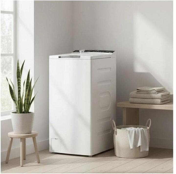 Produktbild Kibernetik PLTWS516 PureLine Toplader Waschmaschine 8kg A Klasse Weiss (8 kg, Oben)