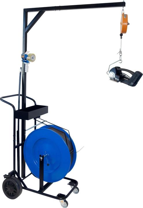 kaiserkraft Strapping station for PP and PET strapping, for strap width 12.7 - 16 mm (1 Piece)