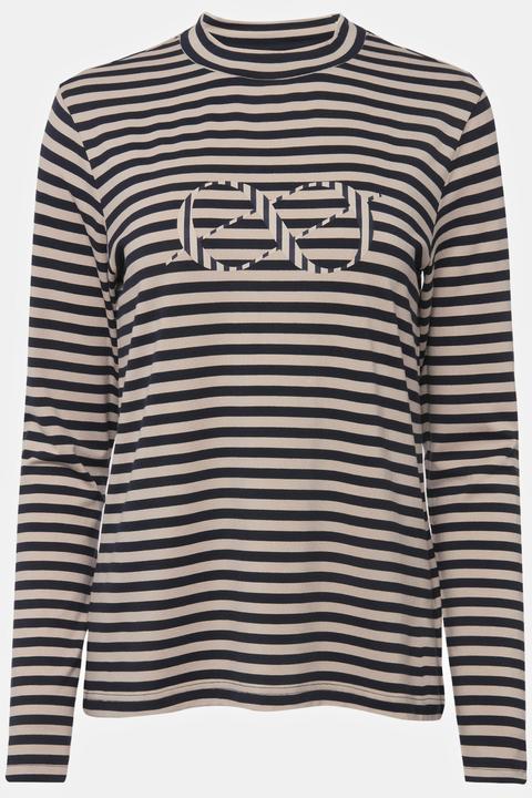 Produktbild Laurasøn Ringelshirt, Logoprint, Rundhals, Langarm (XL)