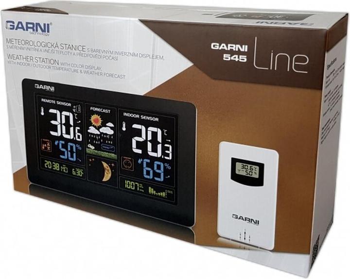 Actual product image Garni 545 weather station line