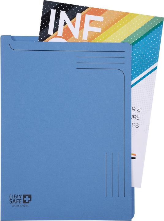 Produktbild Exacompta Aktenmappe Clean'Safe A4 X48122E blau 5 Stück (A4, 5 x)