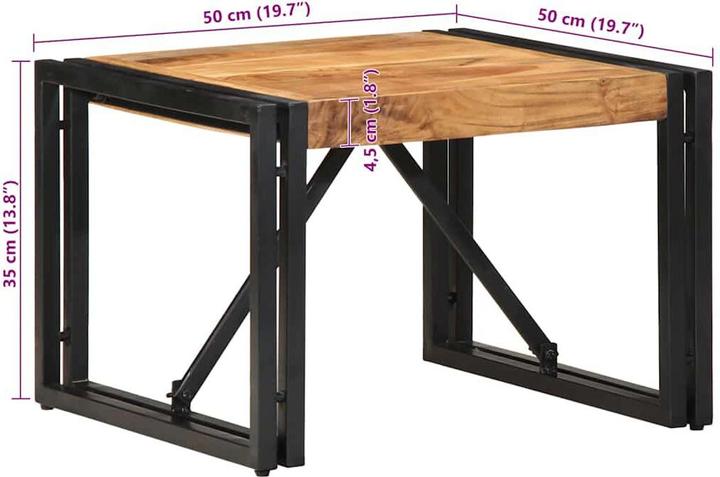 Image du produit vidaXL Couchtisch (50 x 50 x 35 cm)