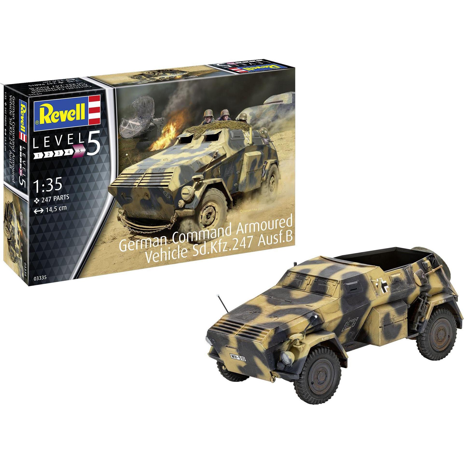 Revell German Command Armoured Vehicle Sd.Kfz.247 Ausf.B