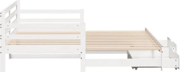Produktbild vidaXL Tagesbett Ausziehbar mit Schubladen (90 x 190 cm)