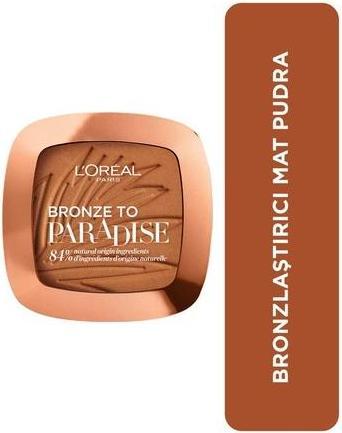 L'Oréal Paris Bronze to Paradise (02 Sunkiss, Bronzer, 9 g)