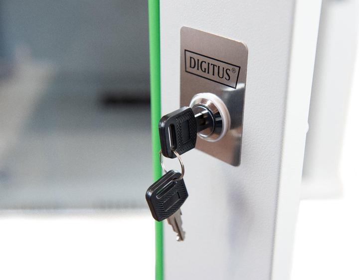 Actual product image Digitus DN-19 12U-6/6 Wall cabinet (12 RU, 19 inch rack)