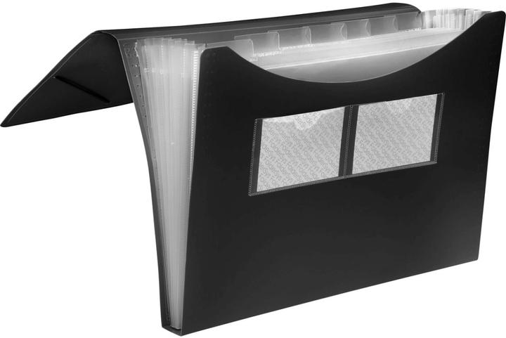 Foldersys Compartment folder 7 compartments black (A4, 1x)