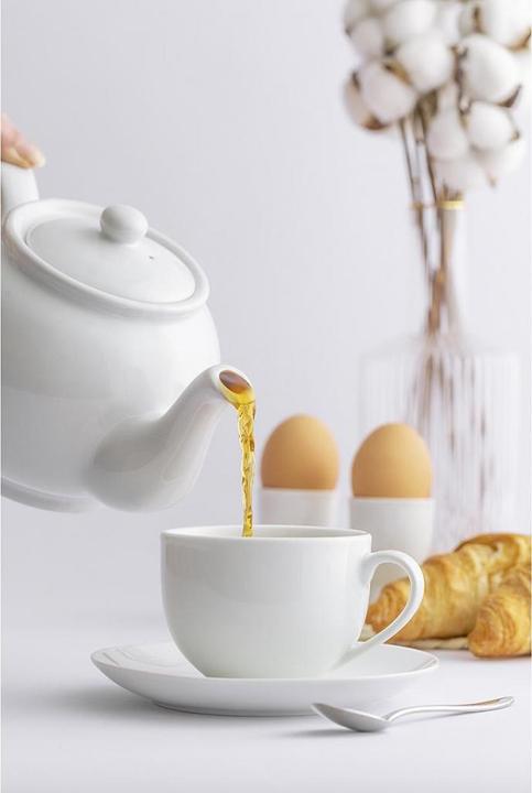 Produktbild Price & Kensington P&K Set Teekanne + Teesieb, weiss, 6 Tassen (1.10 l)