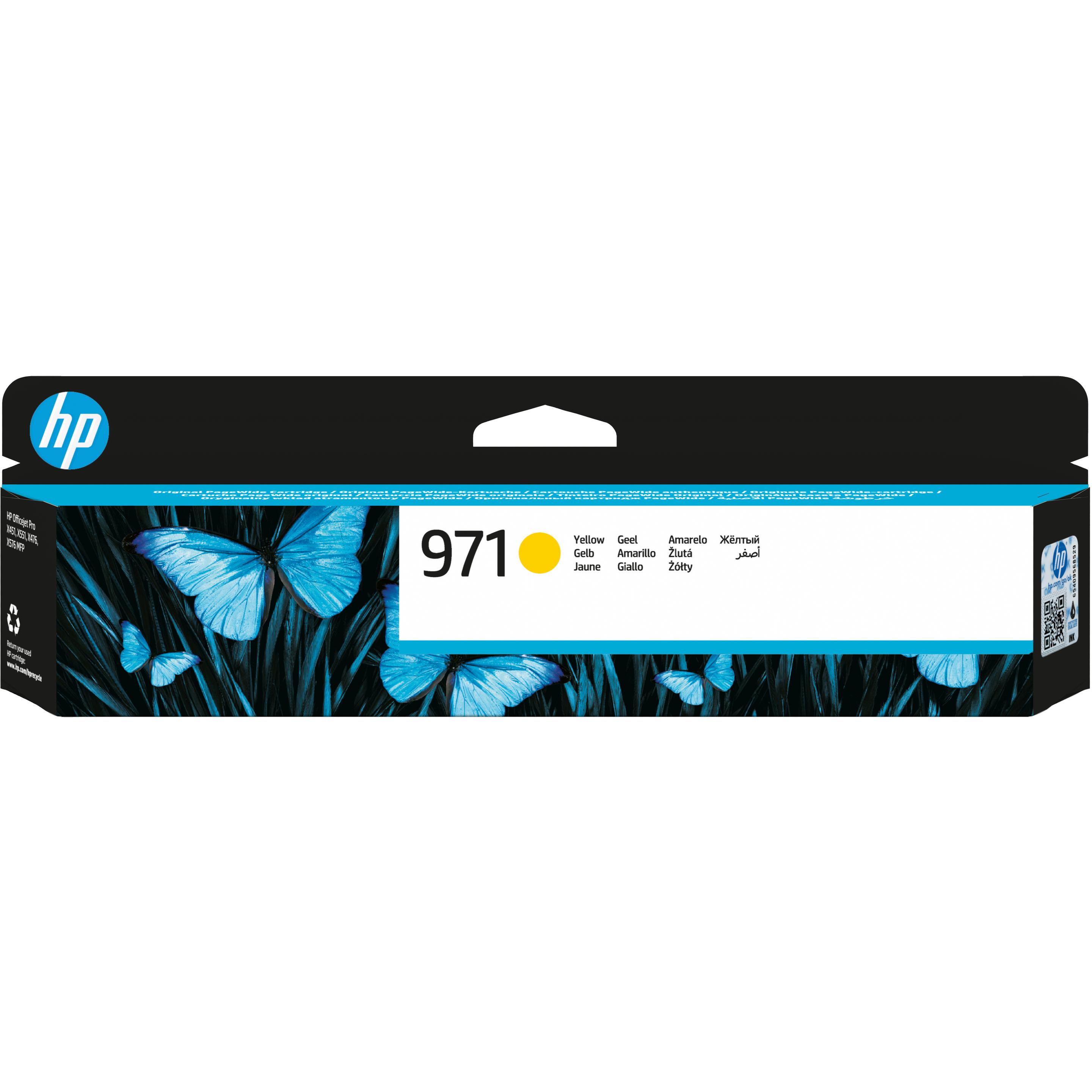 HP, Druckerpatrone, 971 (Y)