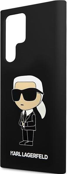 Produktbild Karl Lagerfeld KLHCS24LSNIKBCK S24 Ultra S928 hardcase czarny/black Silicone Ikonik (Samsung Galaxy S24 Ultra)
